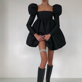 Zephyr Minikleid mit Puffärmeln